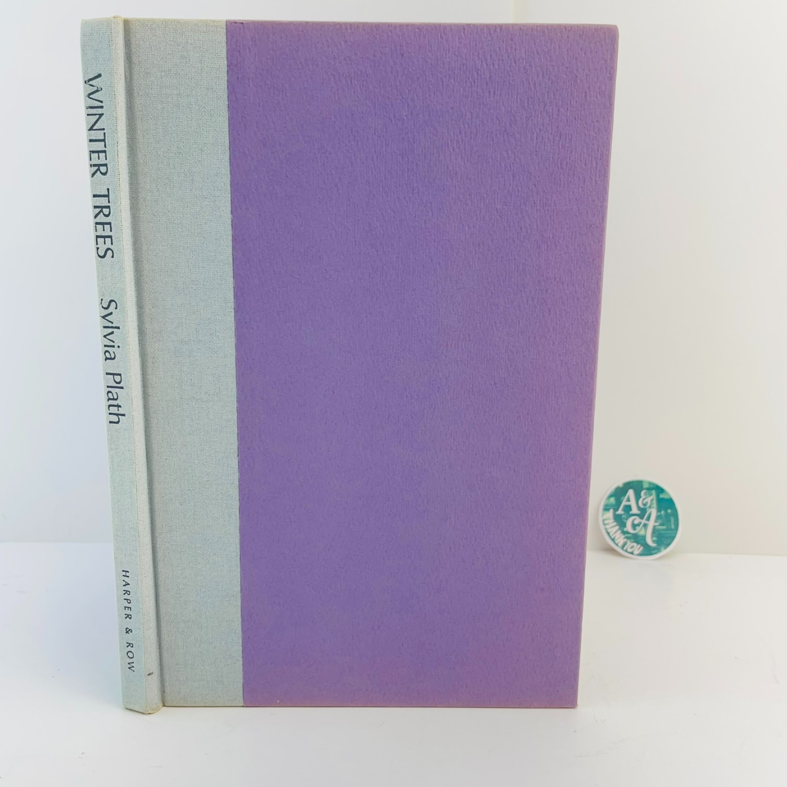 Winter Trees Sylvia Plath First US Edition Harper & Row Hardcover No DJ 1972