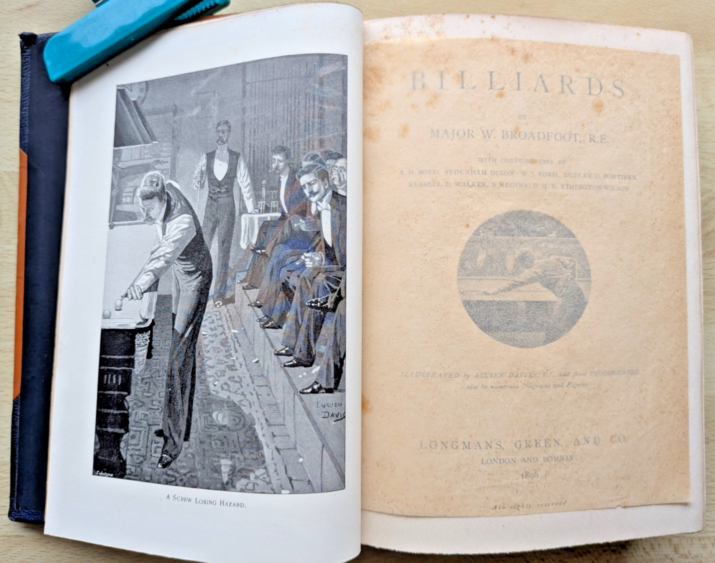 The Badminton Library Billiards – Major W. Broadfoot 1896