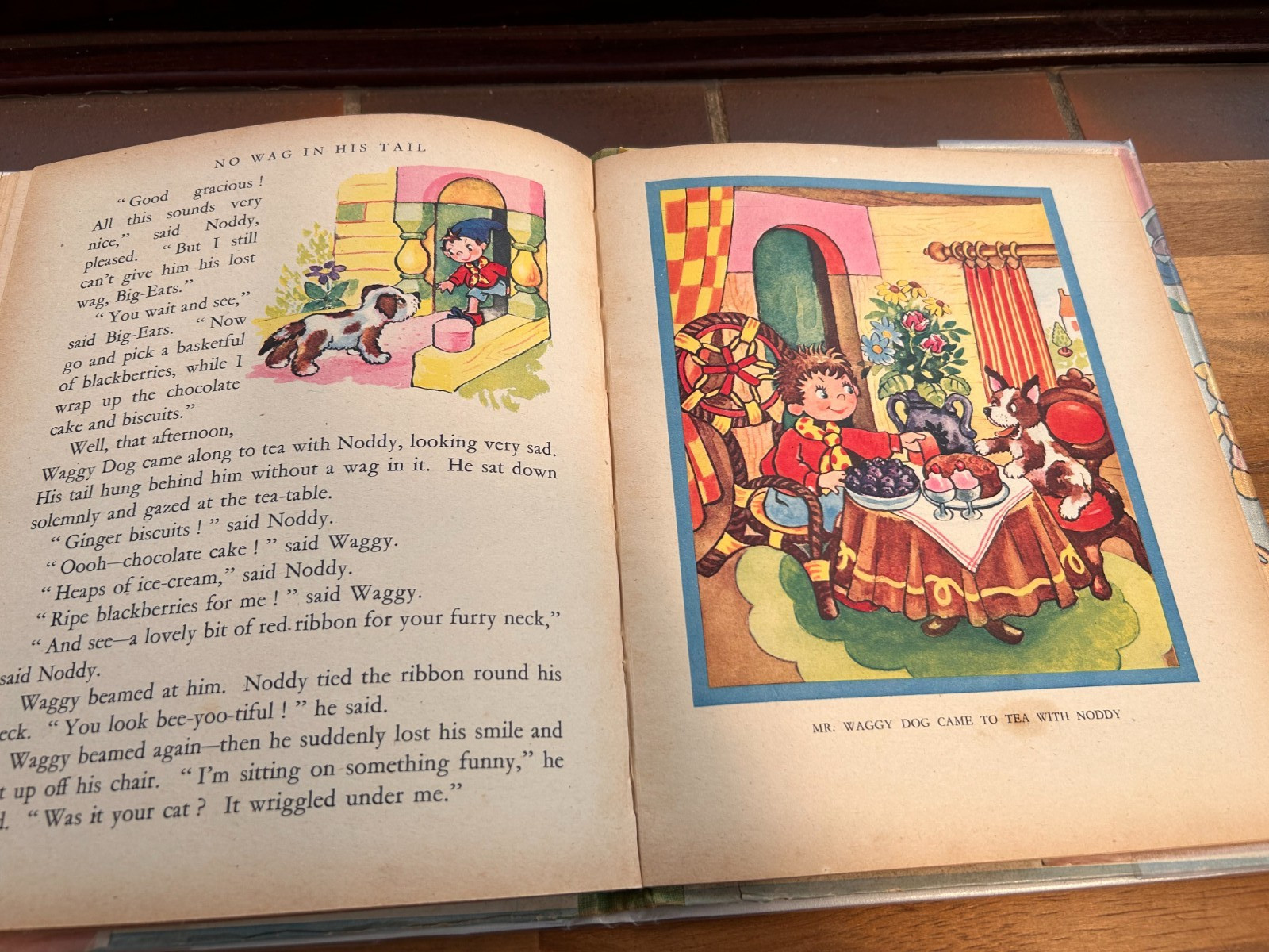 Enid Blyton’s New Big Noddy Book Hardback Sampson Low Vintage Children’s Book