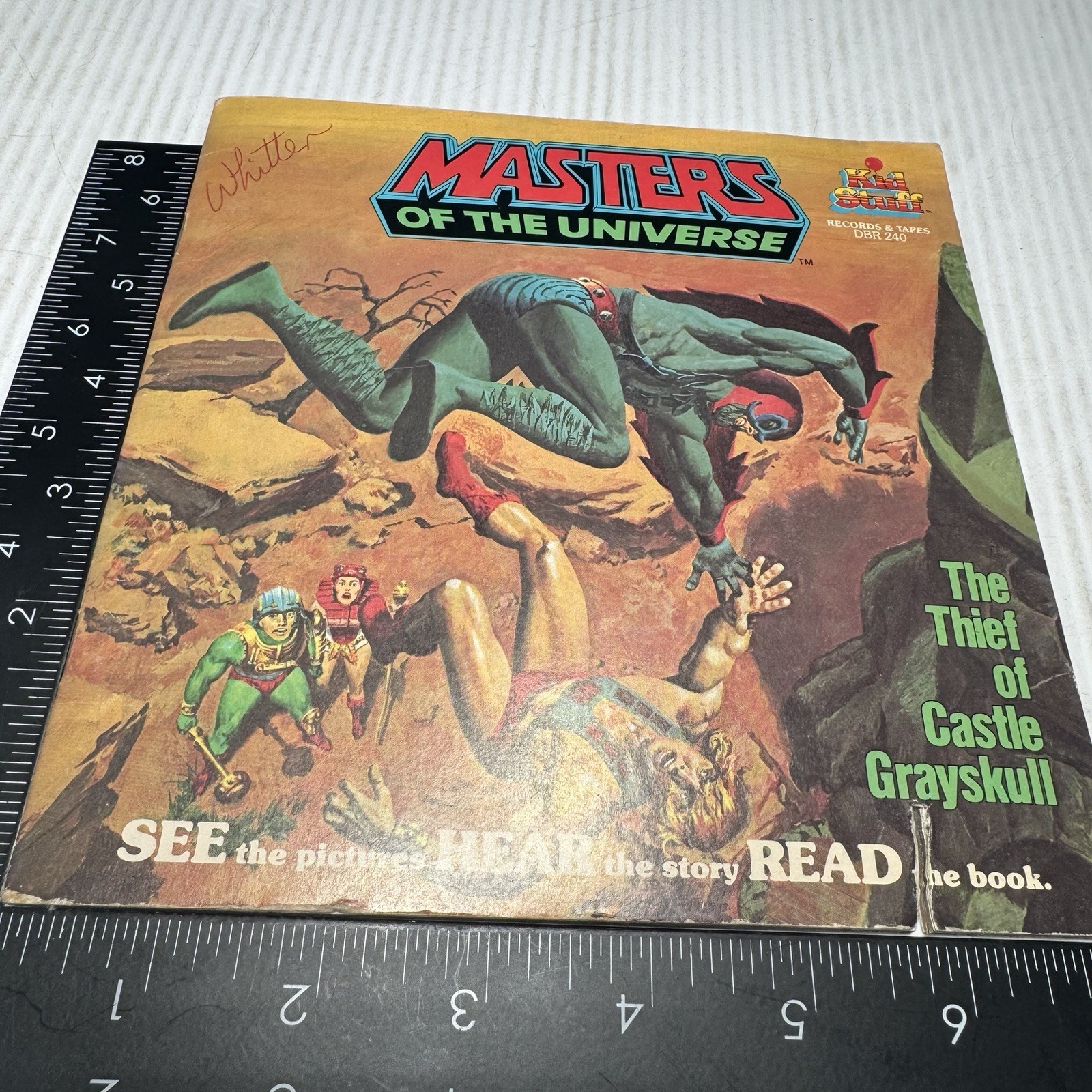 MOTU He-Man Vintage Book & Record The Thief Of Grayskull Masters of the Universe