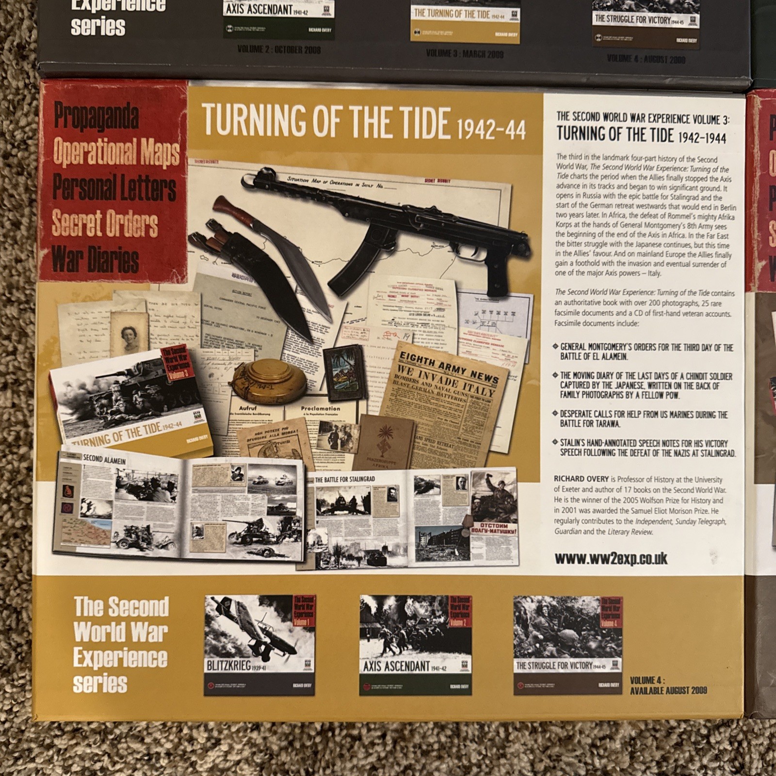 Like New The Second World War Experience 1-4 Volume Set. Amazing Resource!