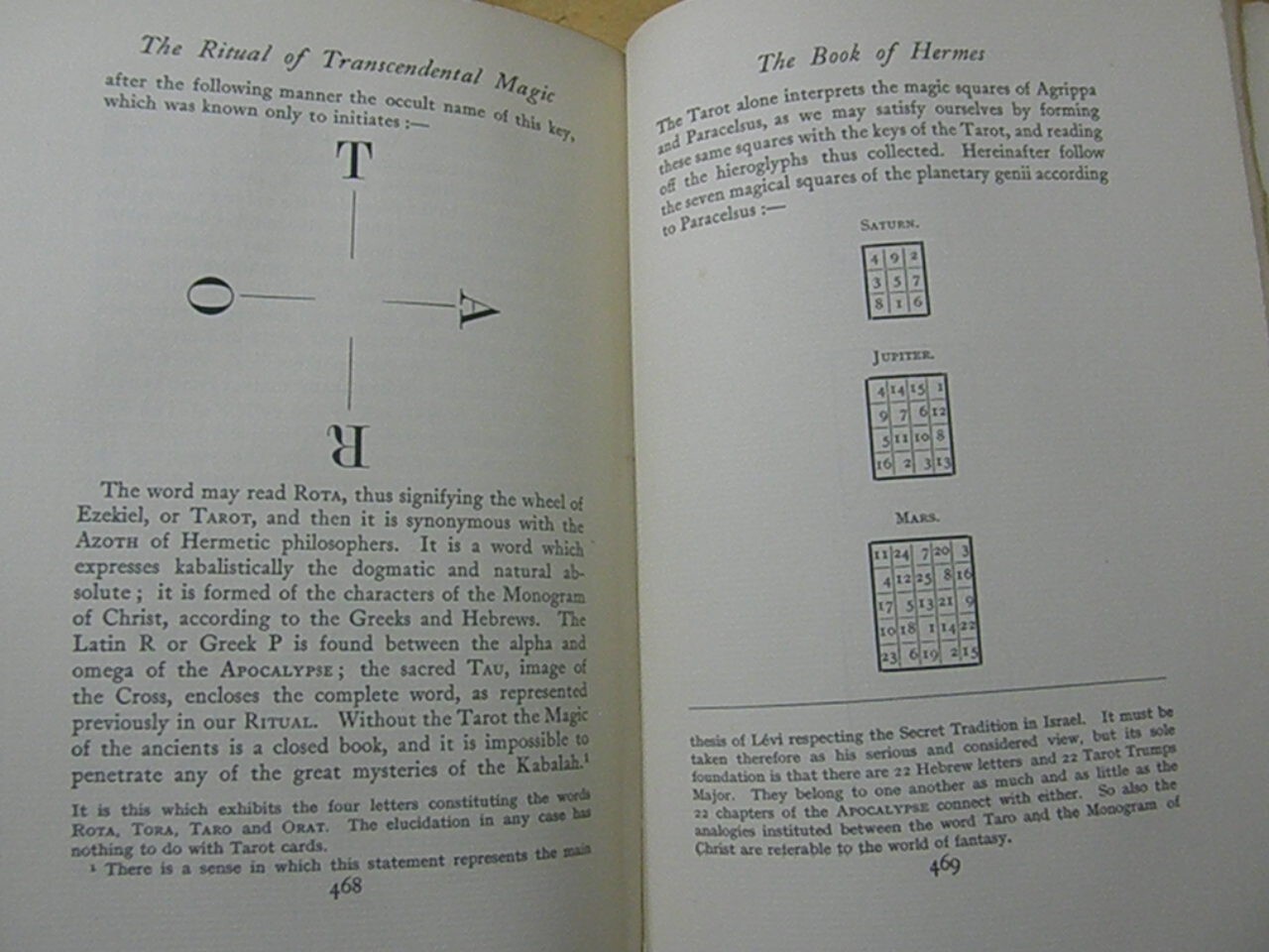 Transcendental Magic -Eliphas Levi MYTH OCCULT WITCHCRAFT KABBALAH BLACK SABBATH