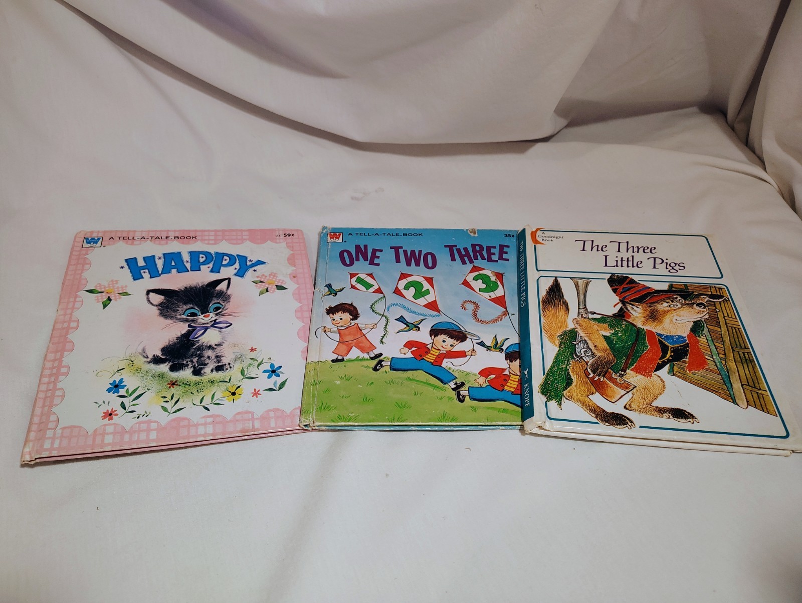 3 Piece Vintage Tell-A-Tale Children’s Books