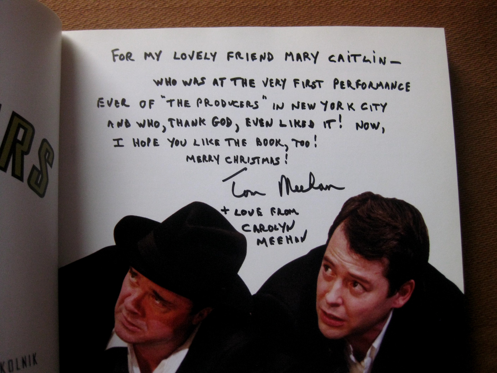 SIGNED – THE PRODUCERS how we did it Tom Meehan – 1st HCDJ 2001 – VG+ musical
