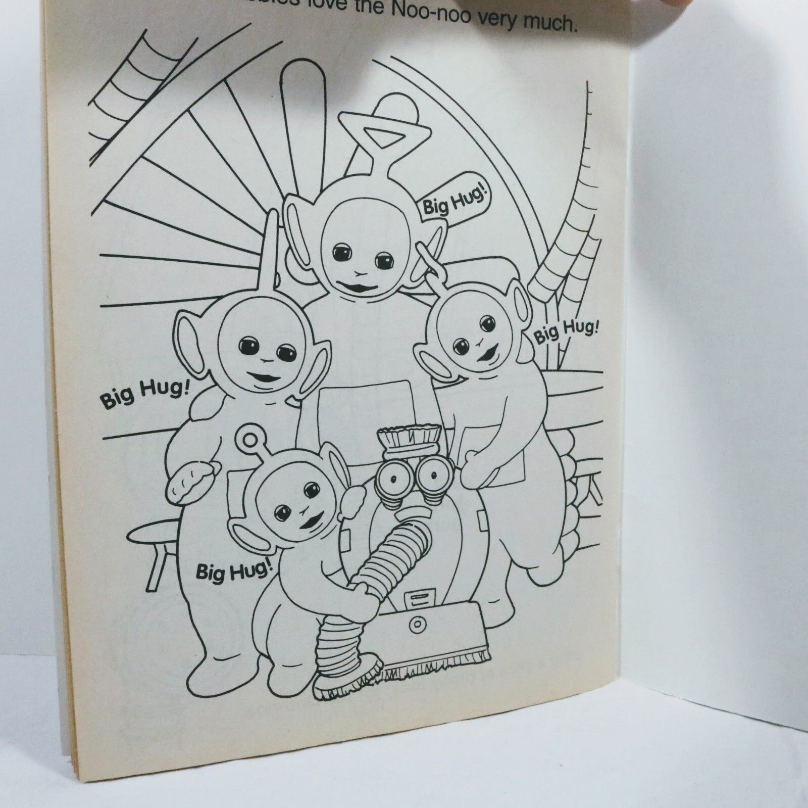 1998 Teletubbies Coloring Activity Book Dipsy’s Day To Dance
