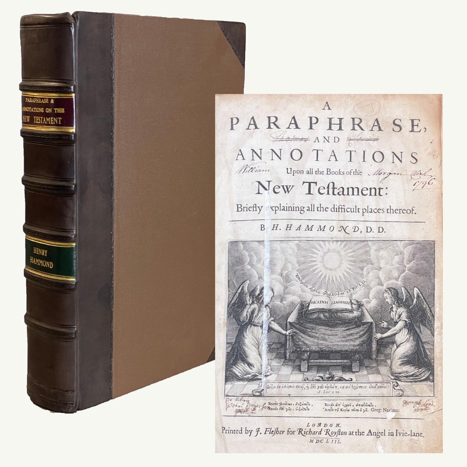 1653 Henry Hammond’s Paraphrases and Annotations on the New Testament Bible