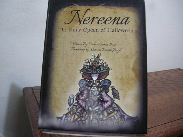 Nereena Fairy Queen of Halloween Boyd Signed Picture Book 2010 First Edition