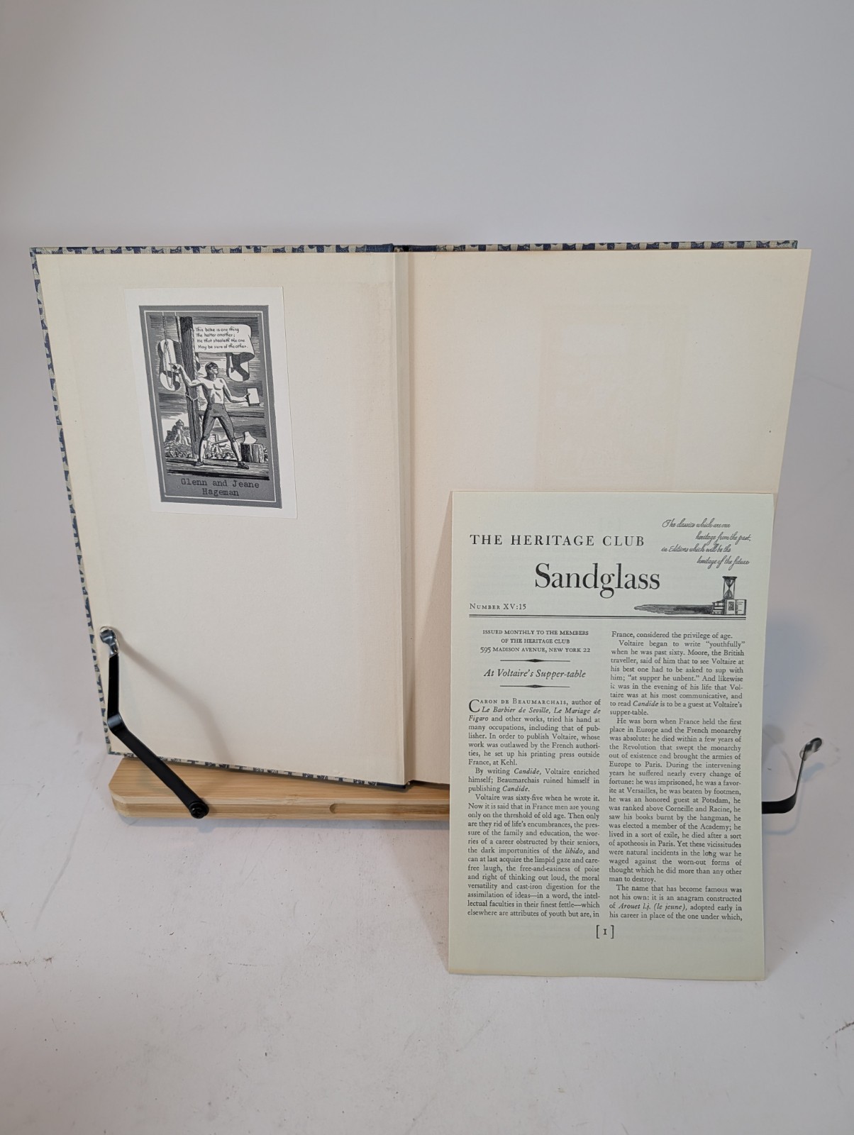 Heritage Press Candide or Optimism Voltaire Sandglass Slipcase Illustrated