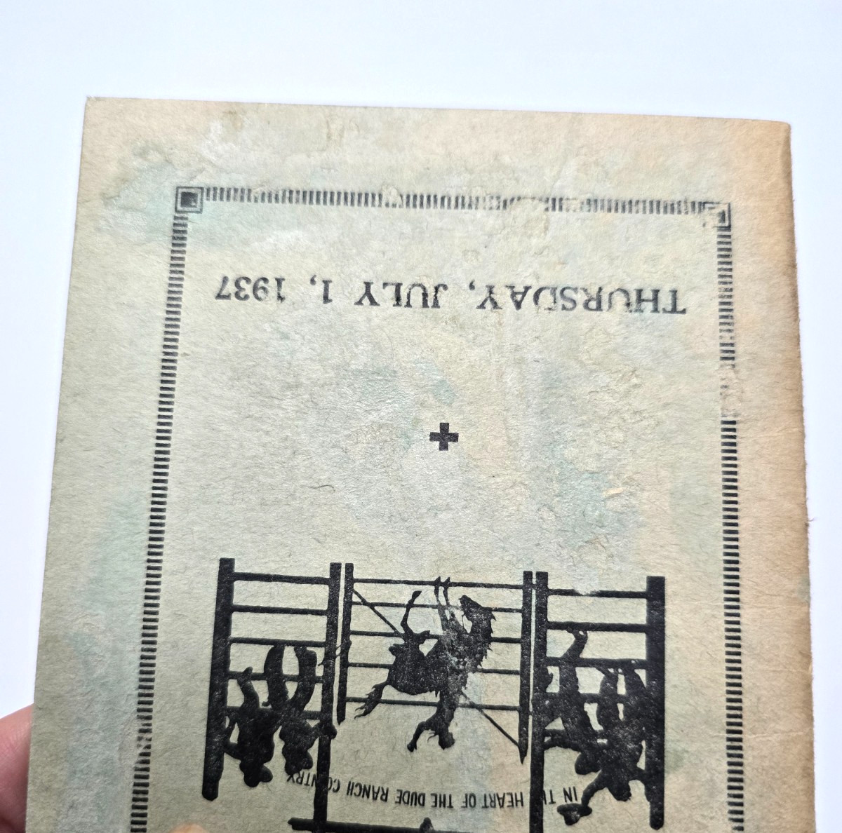 THE CODY STAMPEDE Souvenir Program / Thursday, July 1, 1937 CODY, WY Softcover