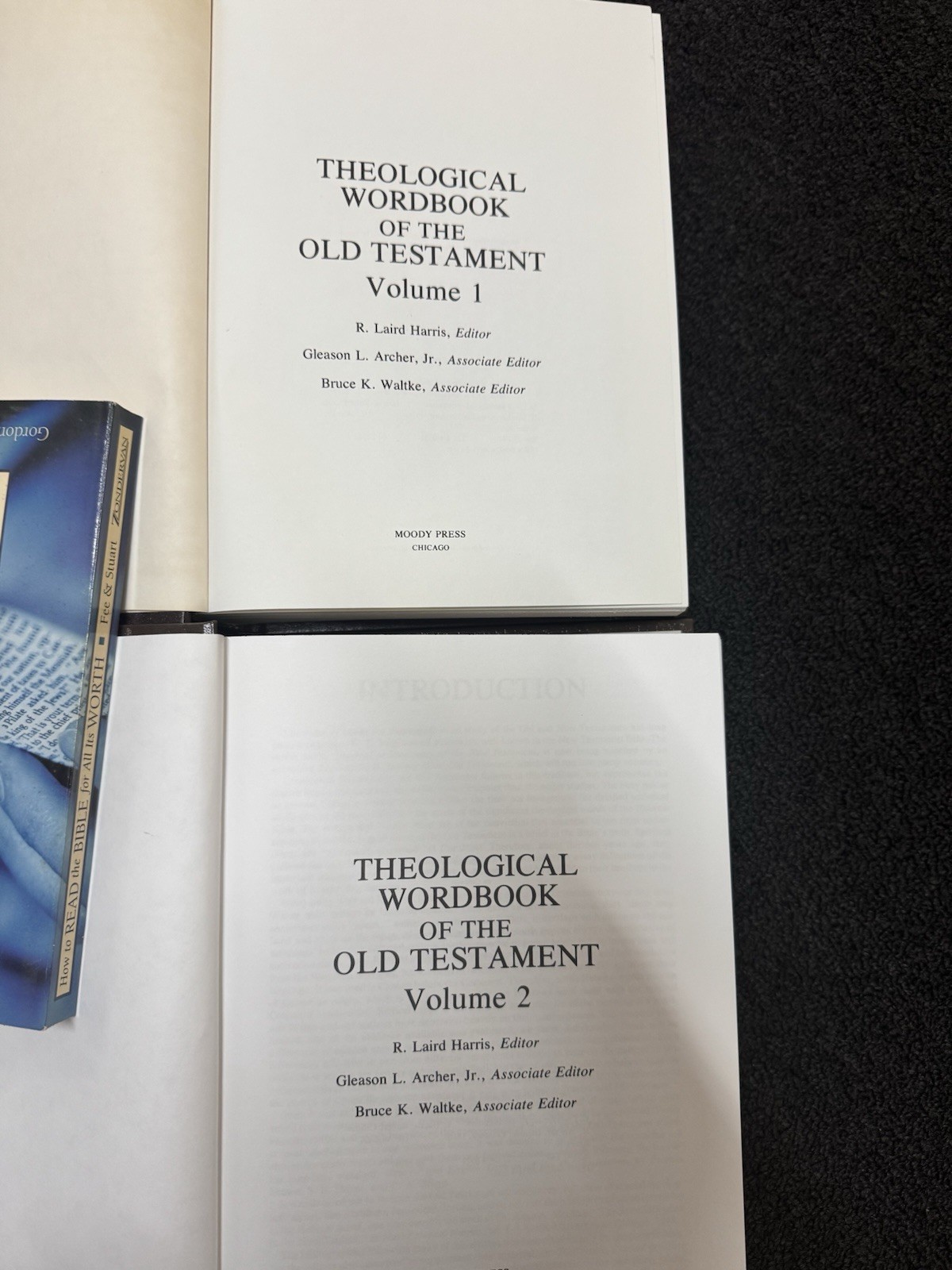 Theological Wordbook of the Old Testament Vol 1–2 Hardcover Moody Press