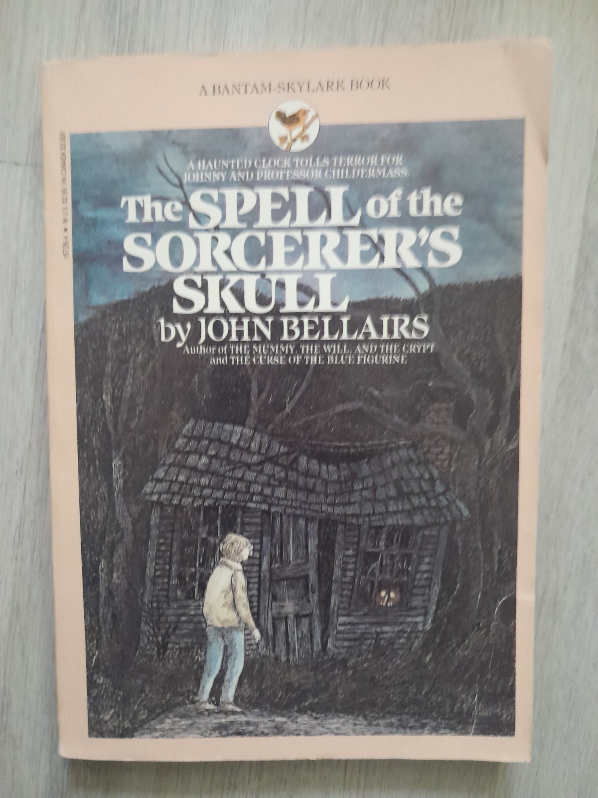1988 „The Spell of the Sorcerer’s Skull“ by John Bellairs, Paperback Novel