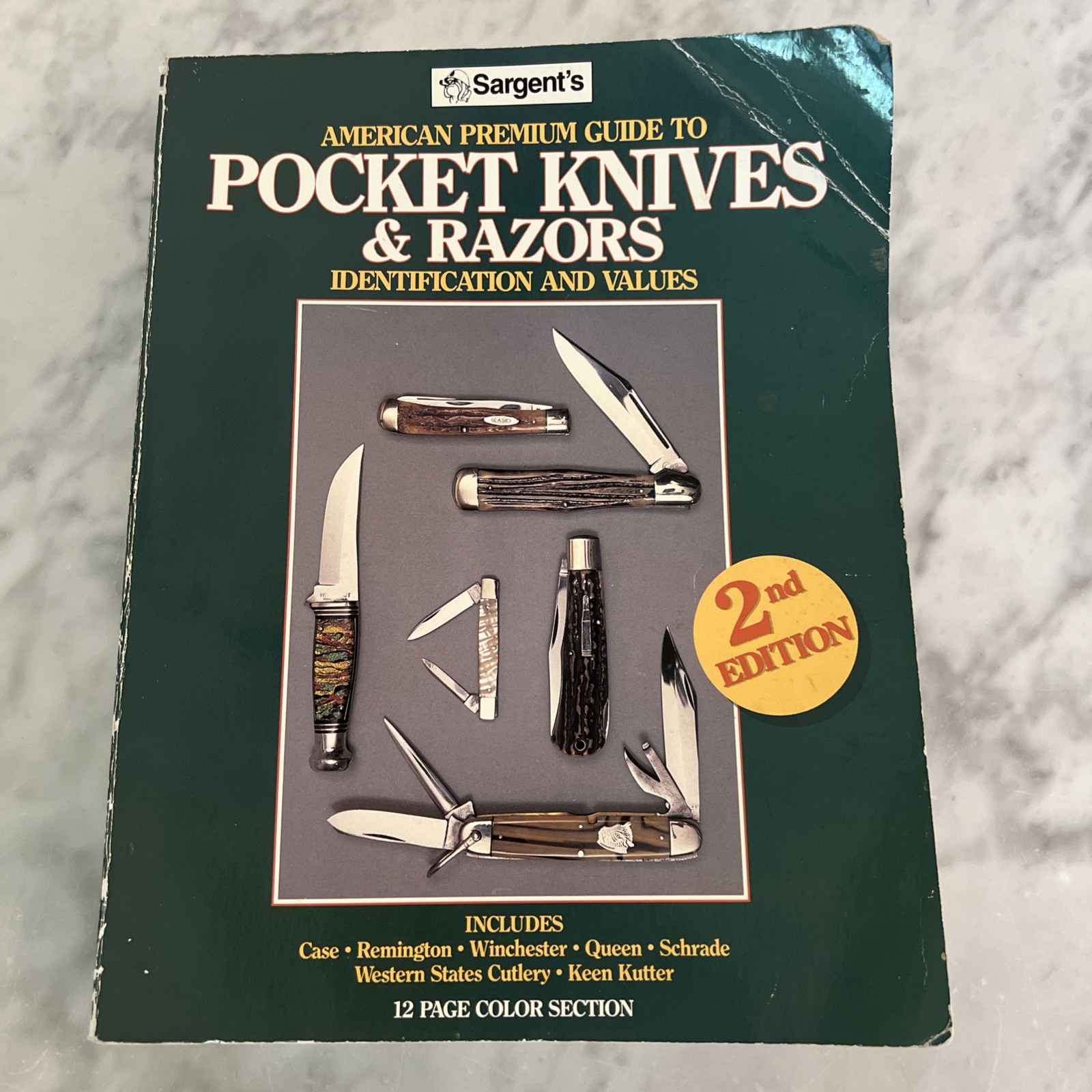 SARGENT’S POCKET KNIVES & RAZORS IDENTIFICATION VALUES Knife Collecting Book