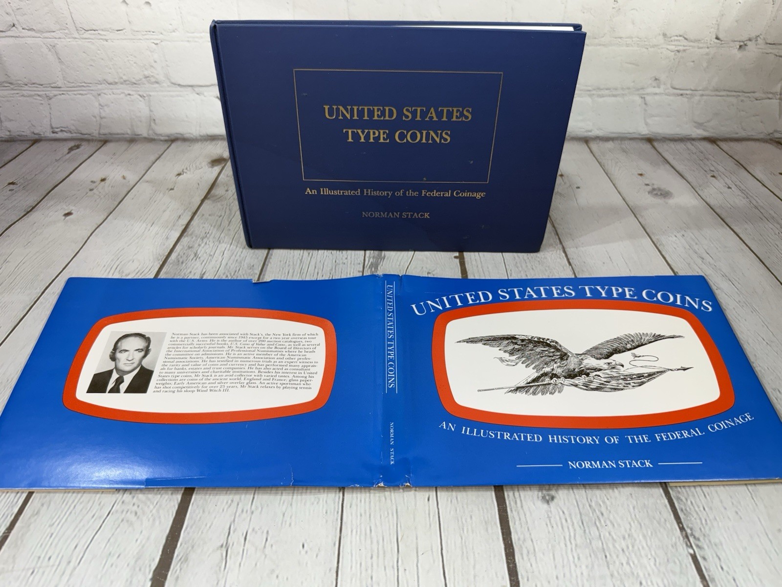 UNITED STATES TYPE COINS HISTORY OF FEDERAL COINAGE NORMAN STACK BOOK 1977 HCDJ