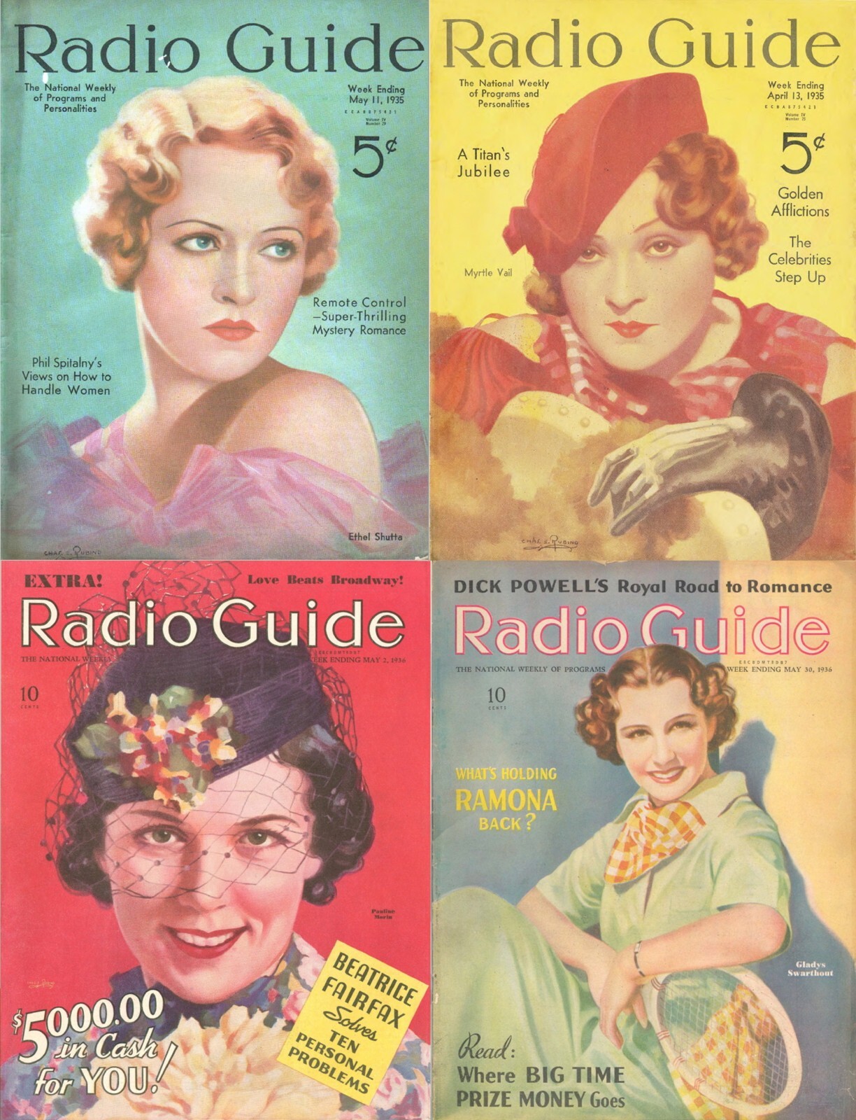 Radio Guide – Stars Shows Programs – 259 Old Magazines (1932-1938) on DVD