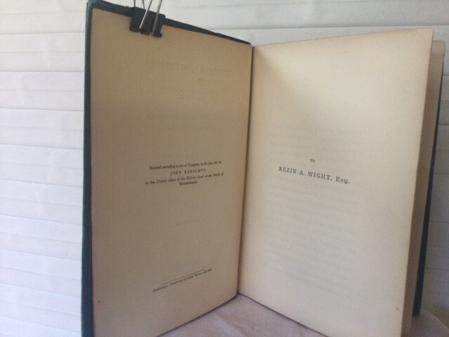 Familiar Quotations by John Bartlett 1874 6th Edition Good condition