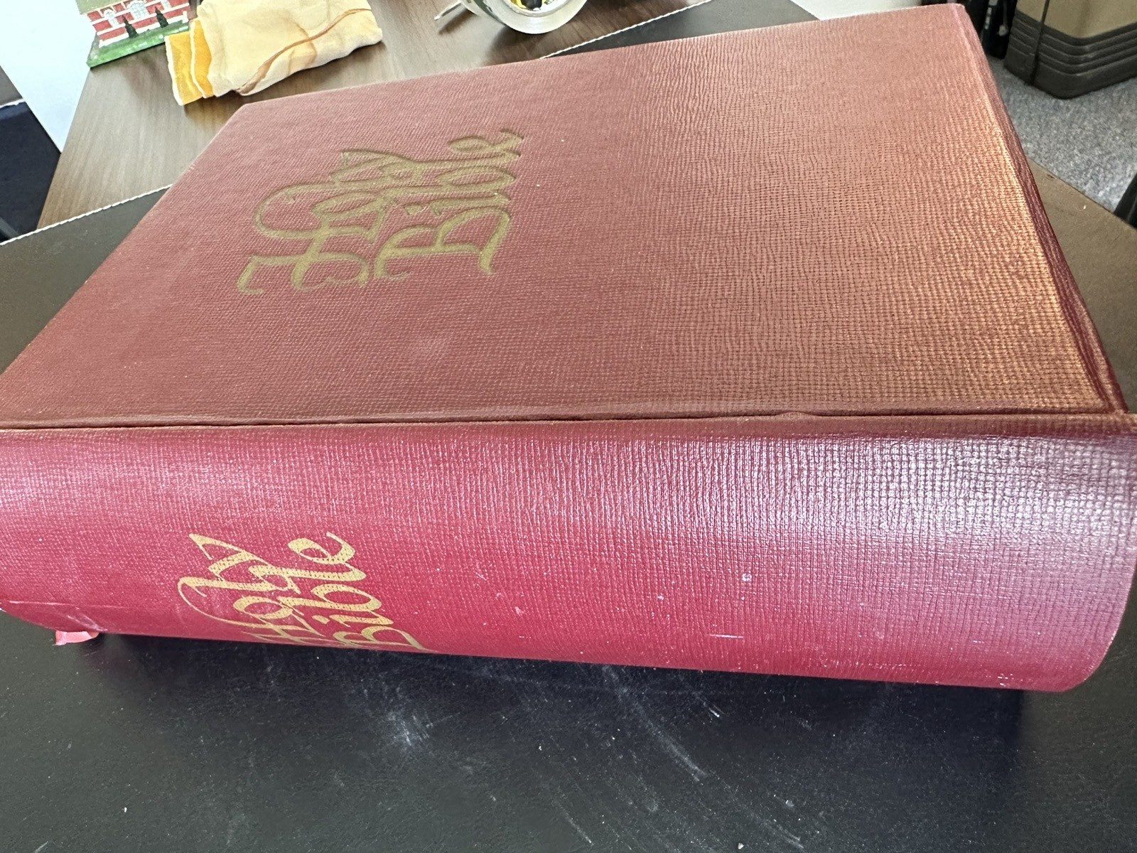1962 LARGE *Holy Bible* King James Authorized Version J.J. Little & Ives Co. VTG