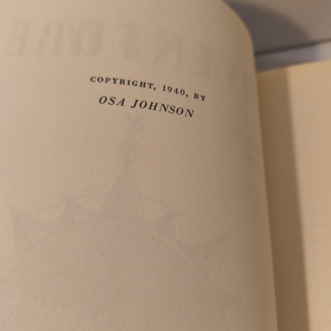 I Married Adventure Hardcover By Osa Johnson Illustrated 1940 Zebra Cover Print