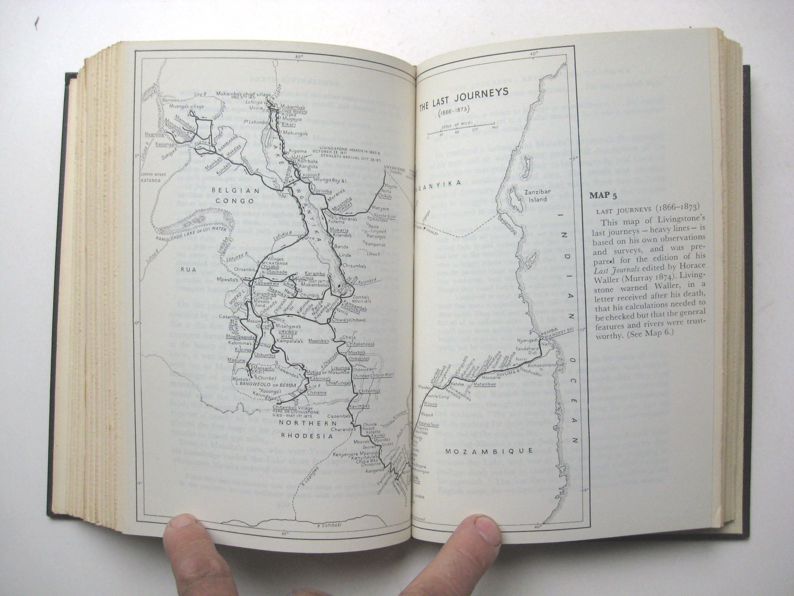 DAVID LIVINGSTONE Life & Letters ~ George Seaver HC 1957 1st Edition Maps – 28