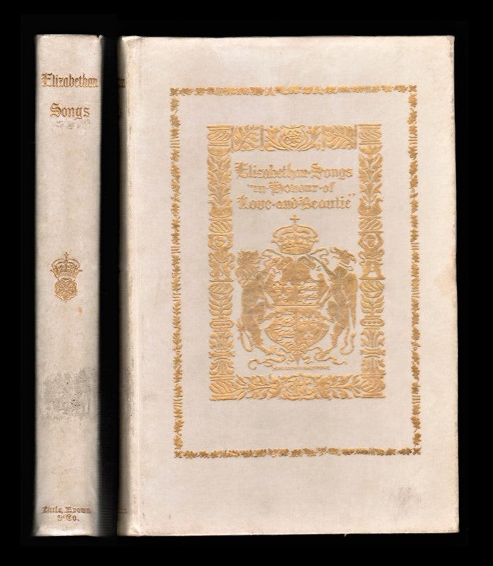 1891 ELIZABETHAN SONGS Ltd Ed JAPAN PAPER Vellum Binding Photogravure Plates