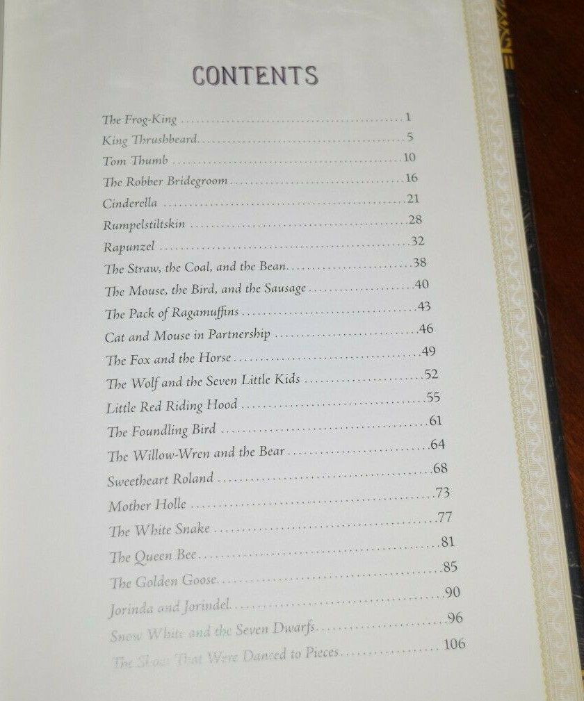 NEW Brothers Grimm Illustrated Fairy Tales Arthur Rackham Deluxe Hardcover