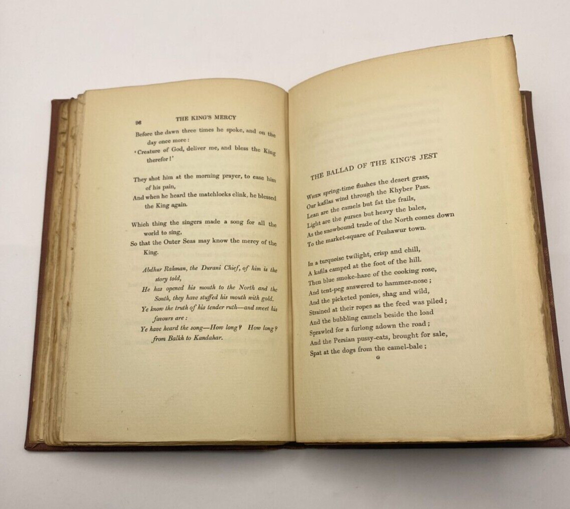 Antique Rudyard Kipling 1898 Barrack Room Ballads and Other Verses Book