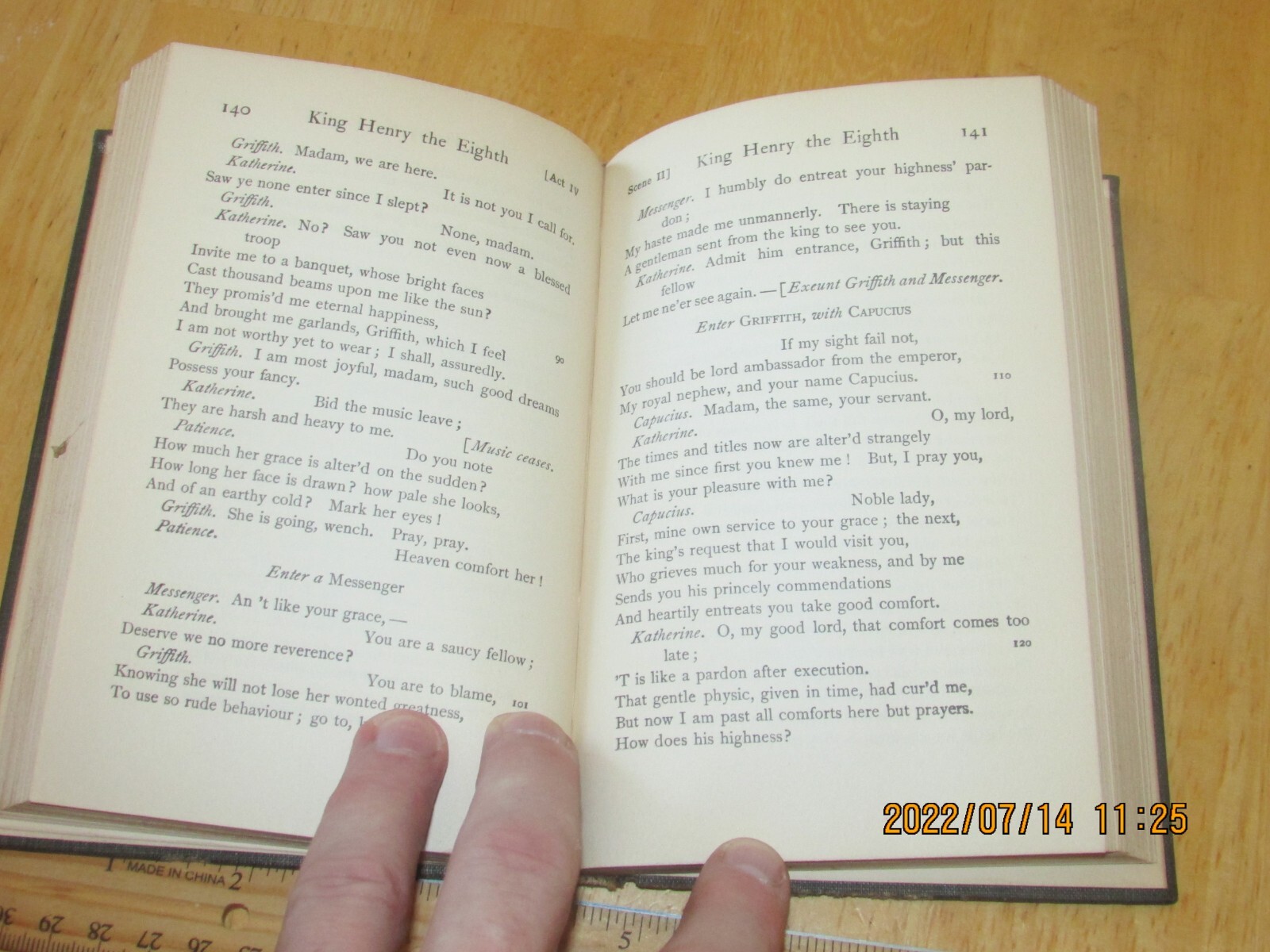 Shakespeare’s King Henry the Eighth edited by W. J. Rolfe 1904 HC ex-library
