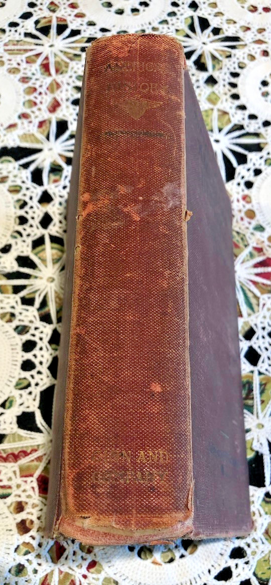 The Leading Facts of American History by D.H. Montgomery 1899 color Maps