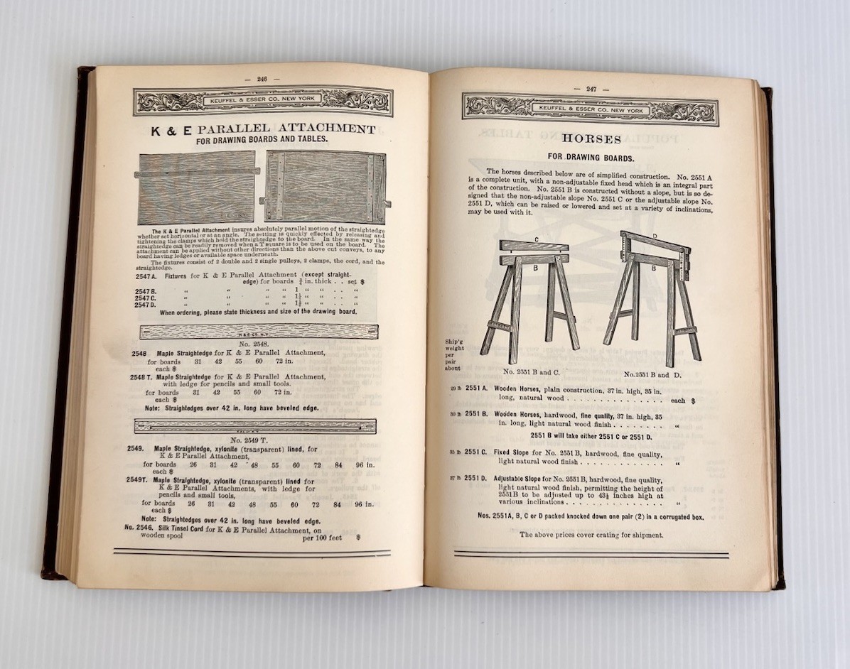 1937 Keuffel & Esser K&E 37th Edition Drawing Instruments Catalog Vintage