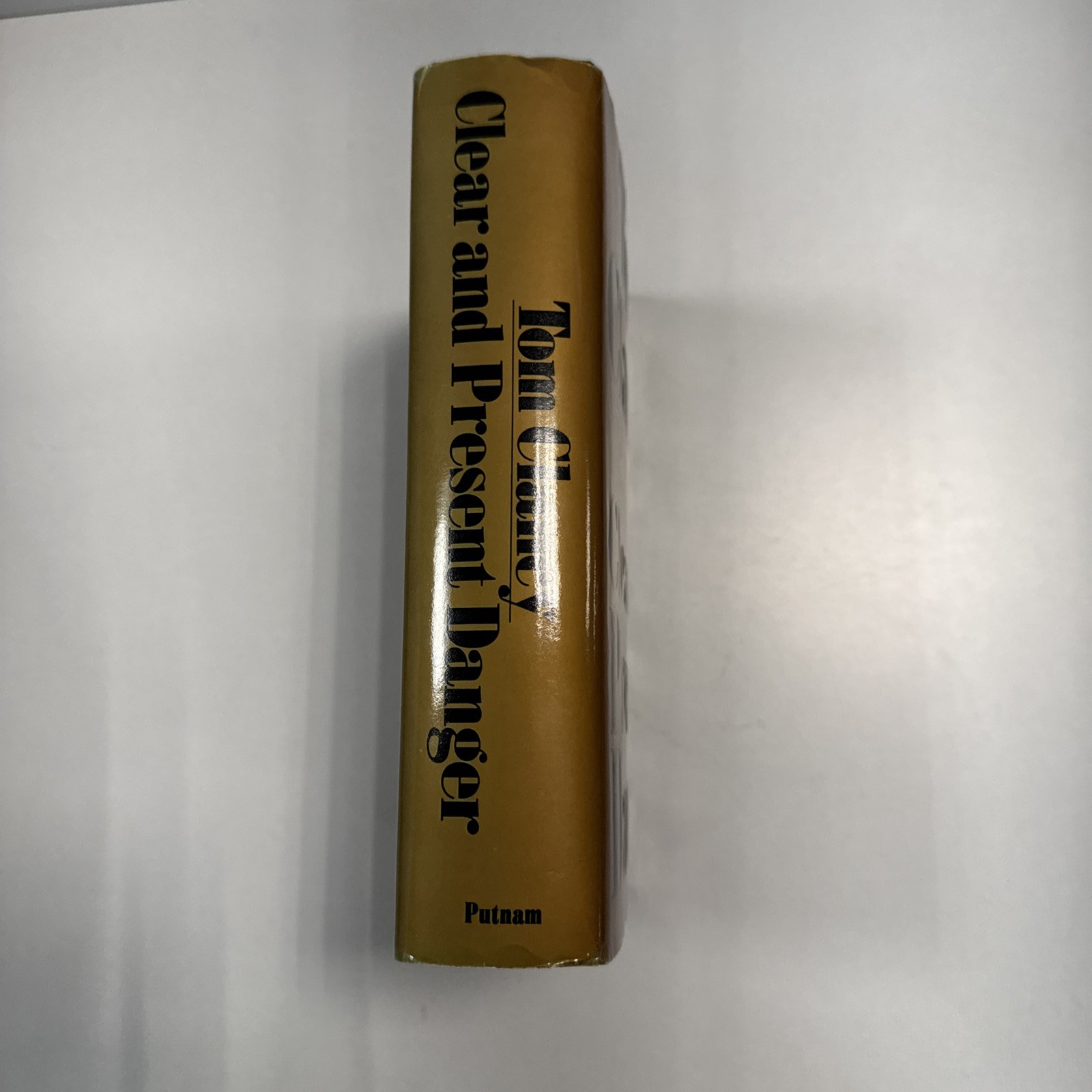 Tom Clancy CLEAR AND PRESENT DANGER Inscribed First Edition 1st Printing 1989 HC