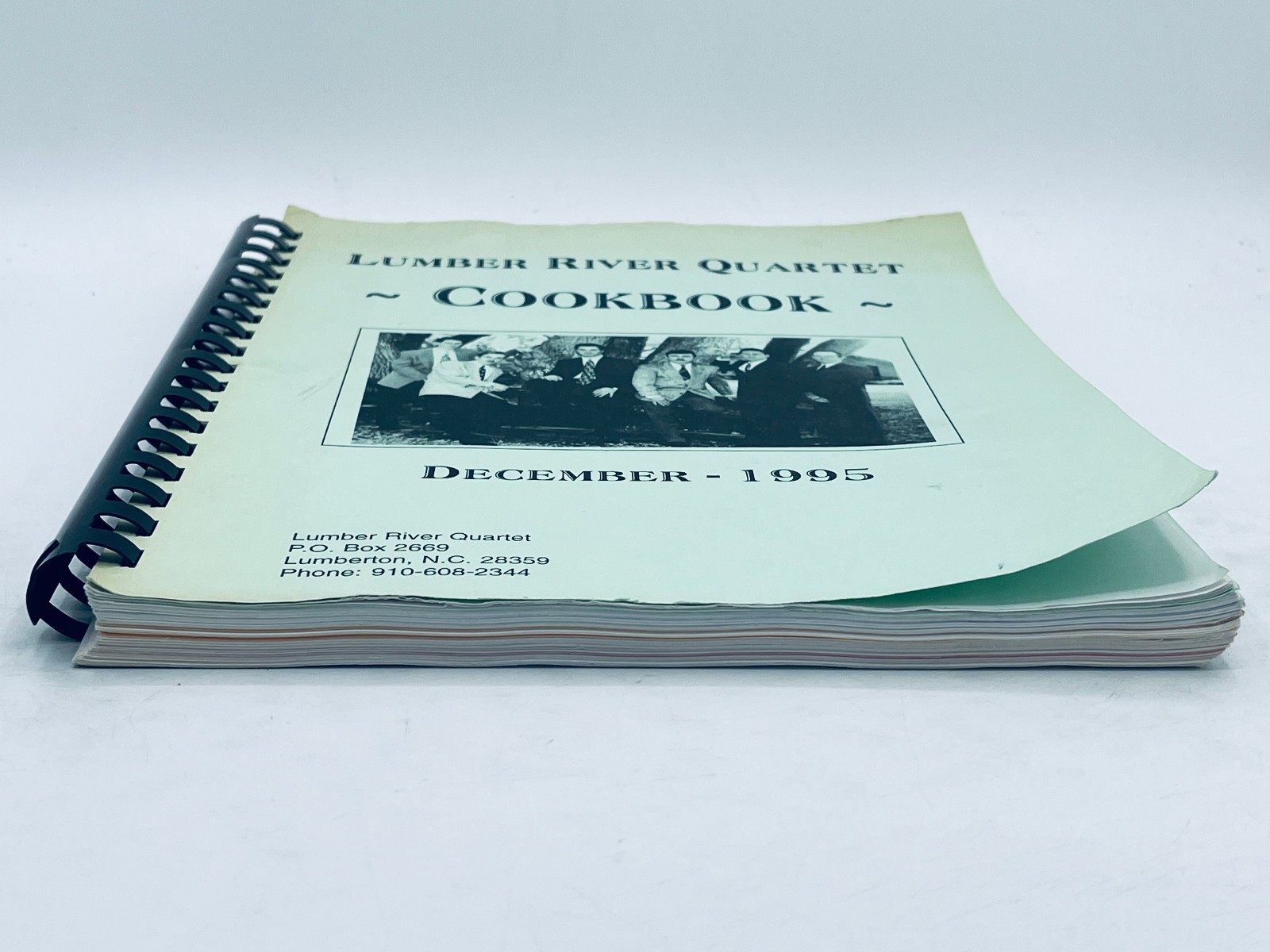 Lumber River Quartet Cookbook – December 1995 Softcover [Southern Gospel Music]
