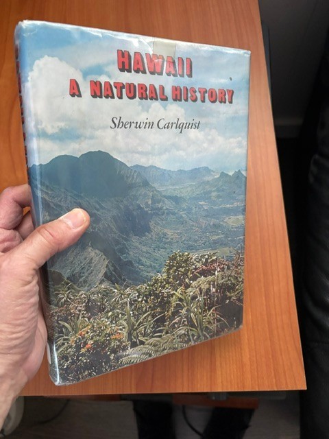 *Hawaii: A Natural History* Sherwin Carlquist HC/DJ/1st/1st 1970 VG-minus
