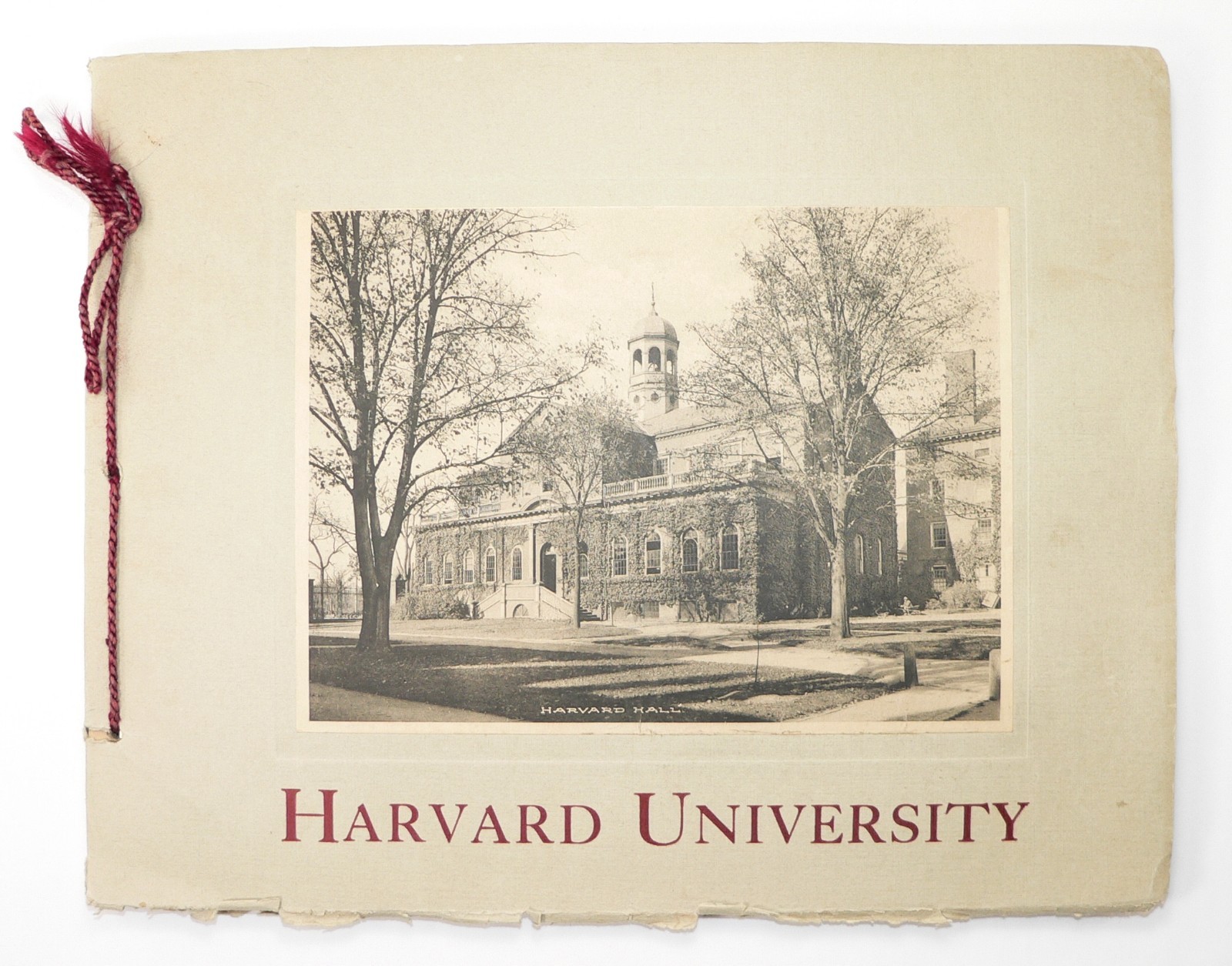 c1925 Harvard University Antique Photo Book, Albertype Photographs, Cambridge MA