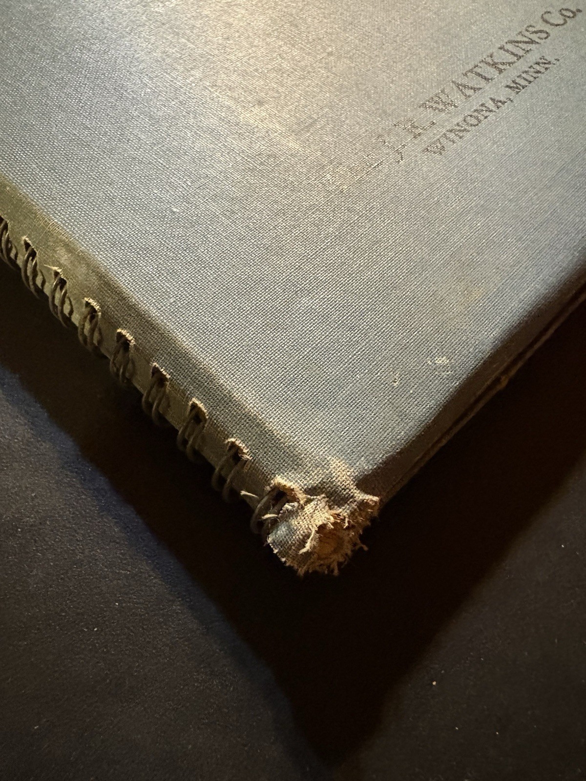 Watkins Cook Book by J.R. Watkins Co. Vintage 1945 USA distressed recipes rare