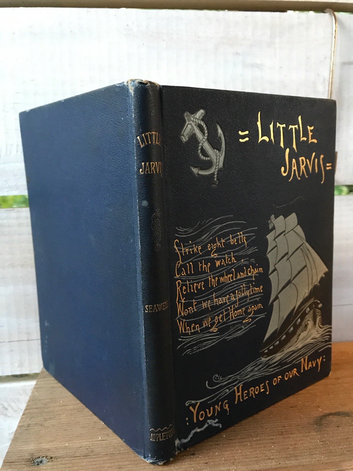 Vtg Little Jarvis by Molly Elliot Seawell hardback D. Appleton & Co. 1897 as is