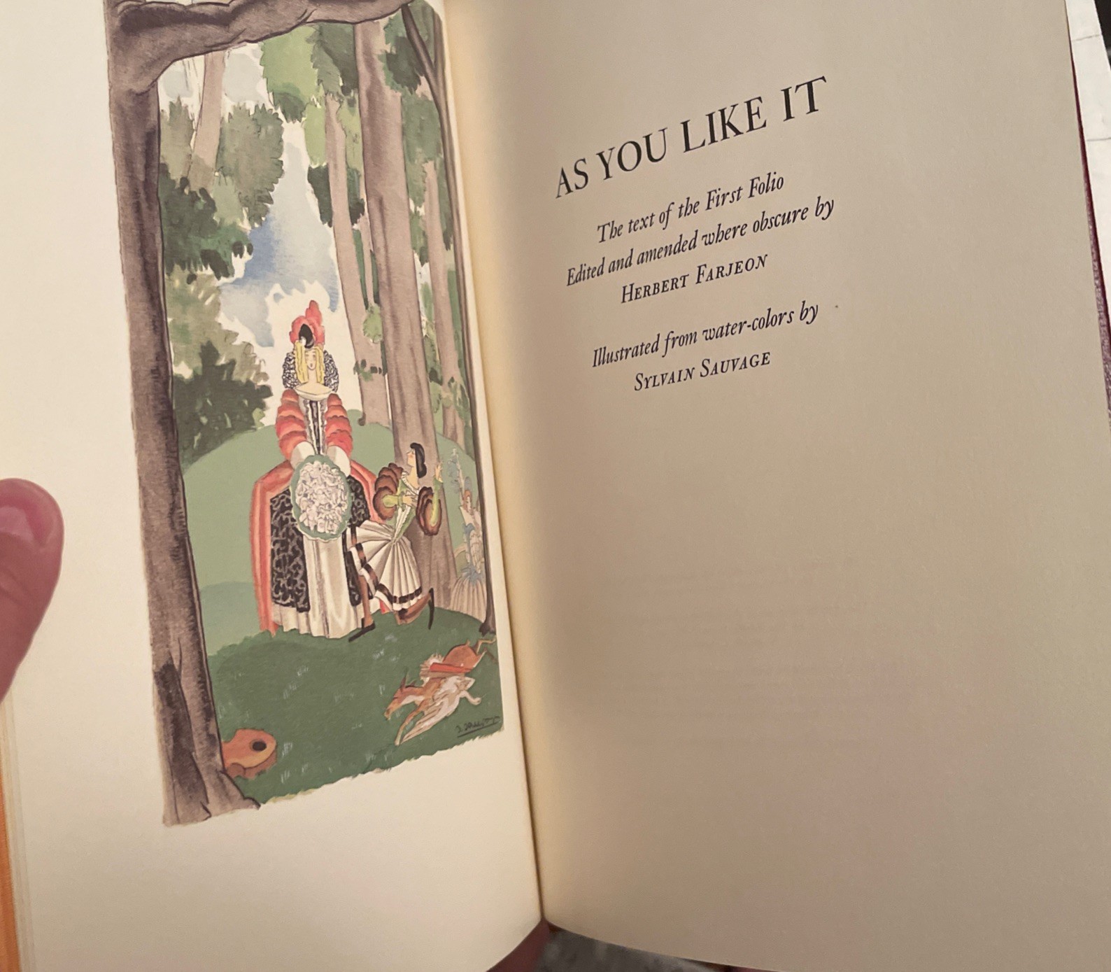 As You Like It – William Shakespeare – Easton Press