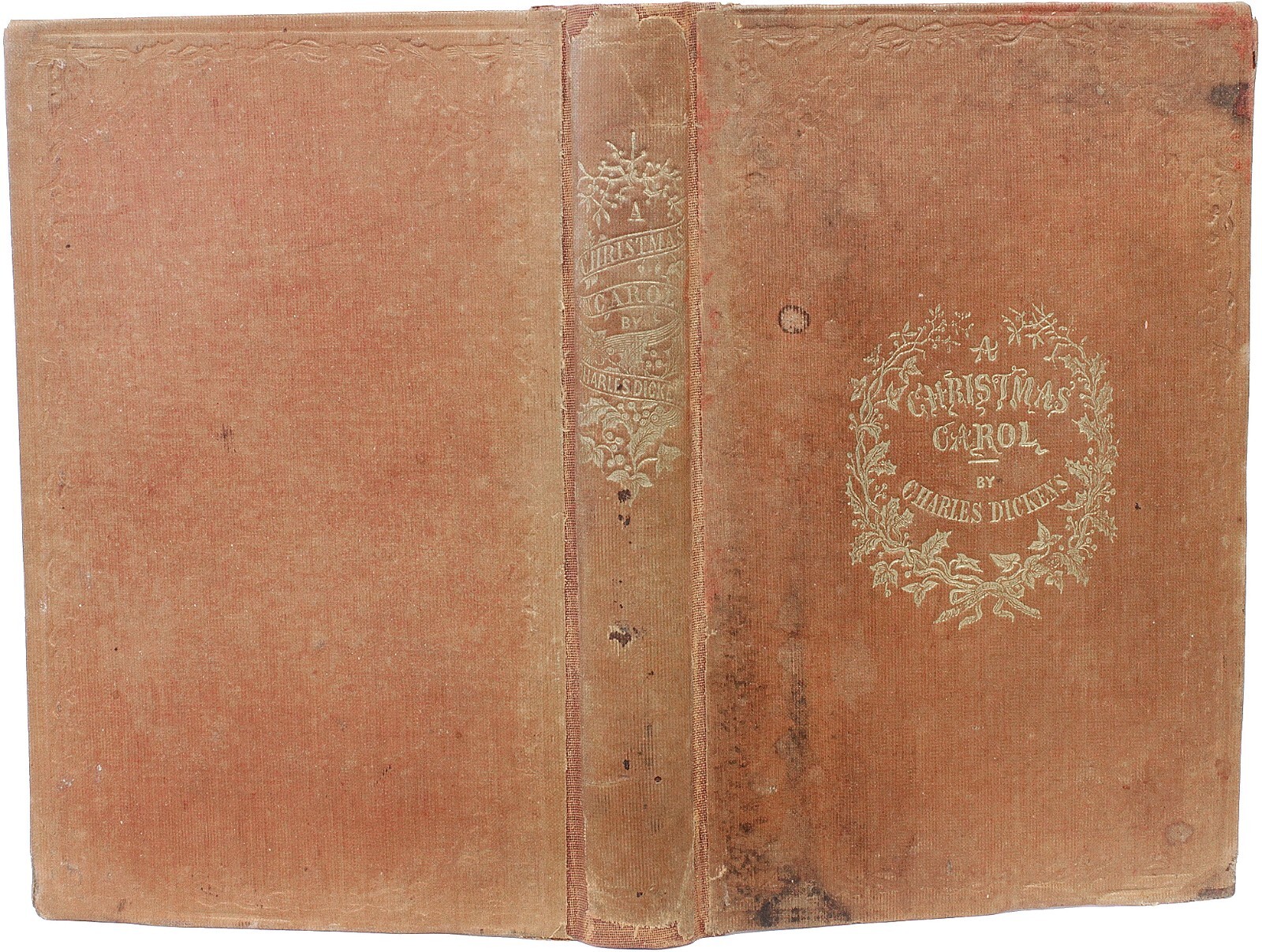 DICKENS. A Christmas Carol. FIRST EDITION 2ND ISSUE – 1843 – IN ORIGINAL CLOTH
