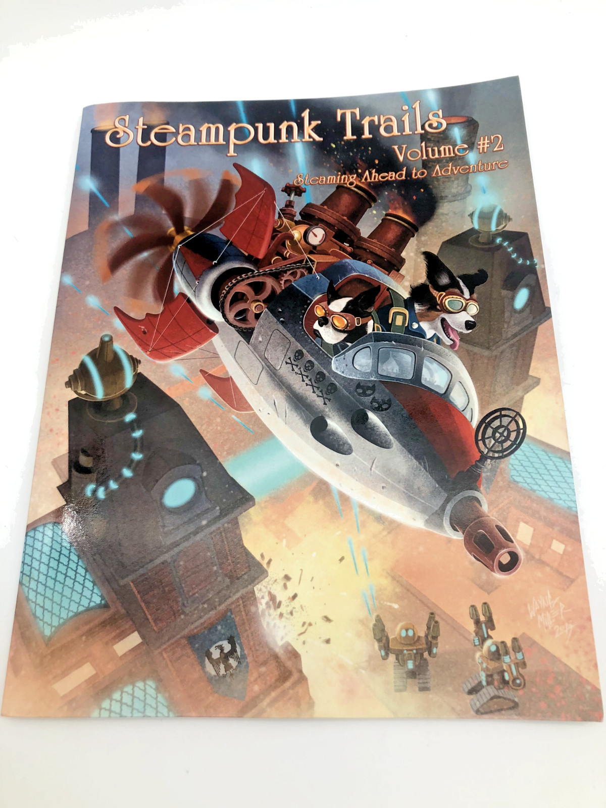 Rare Steampunk Trails Paperback Issues 1 & 2 2013, 2014 Ed. By J. A. Campbell