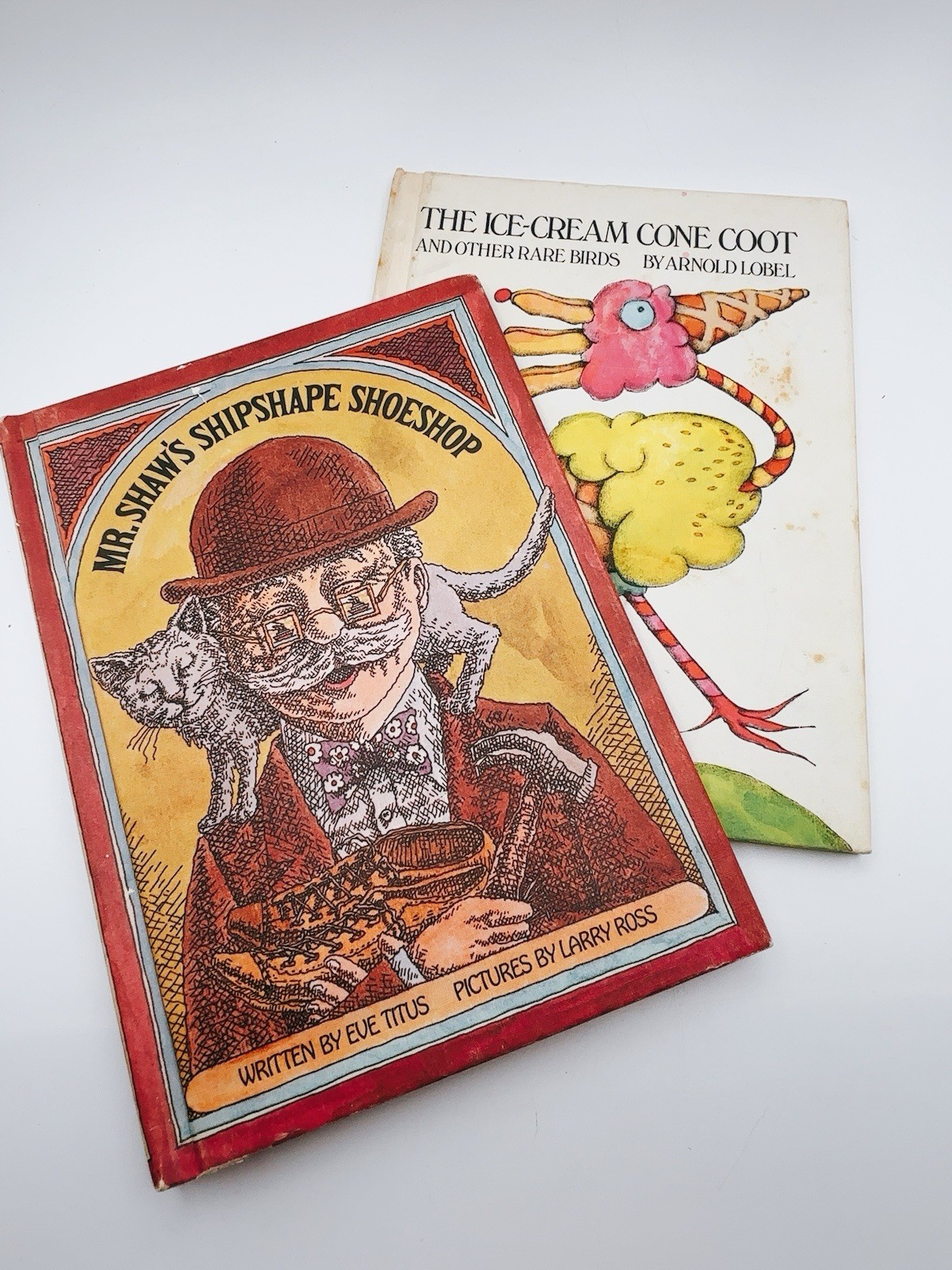 ARNOLD LOBEL THE ICE-CREAM CONE COOT 1971 & Mr Shaws Shipshape Shoeshop