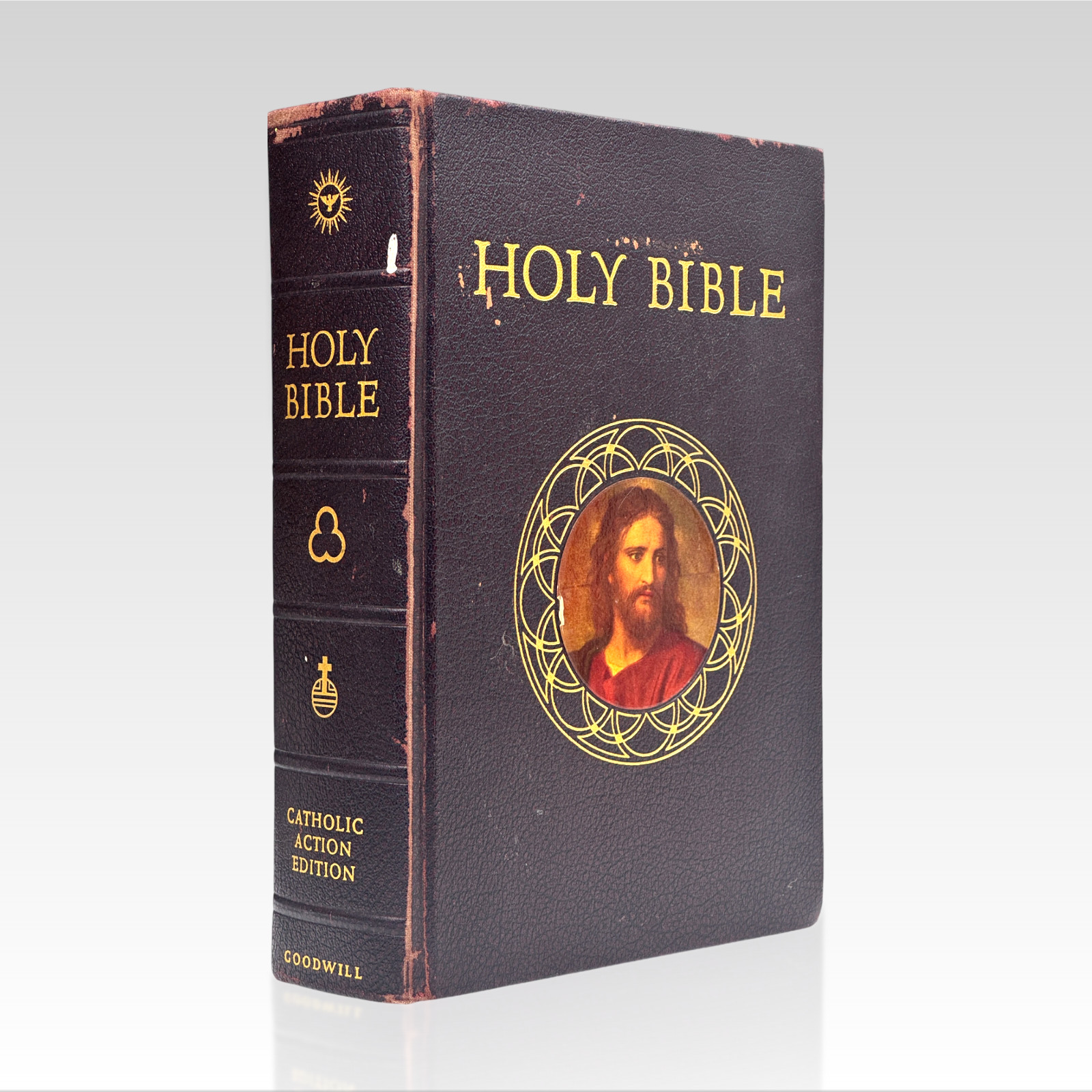 1953 The Holy Bible Catholic Action Edition VINTAGE HC