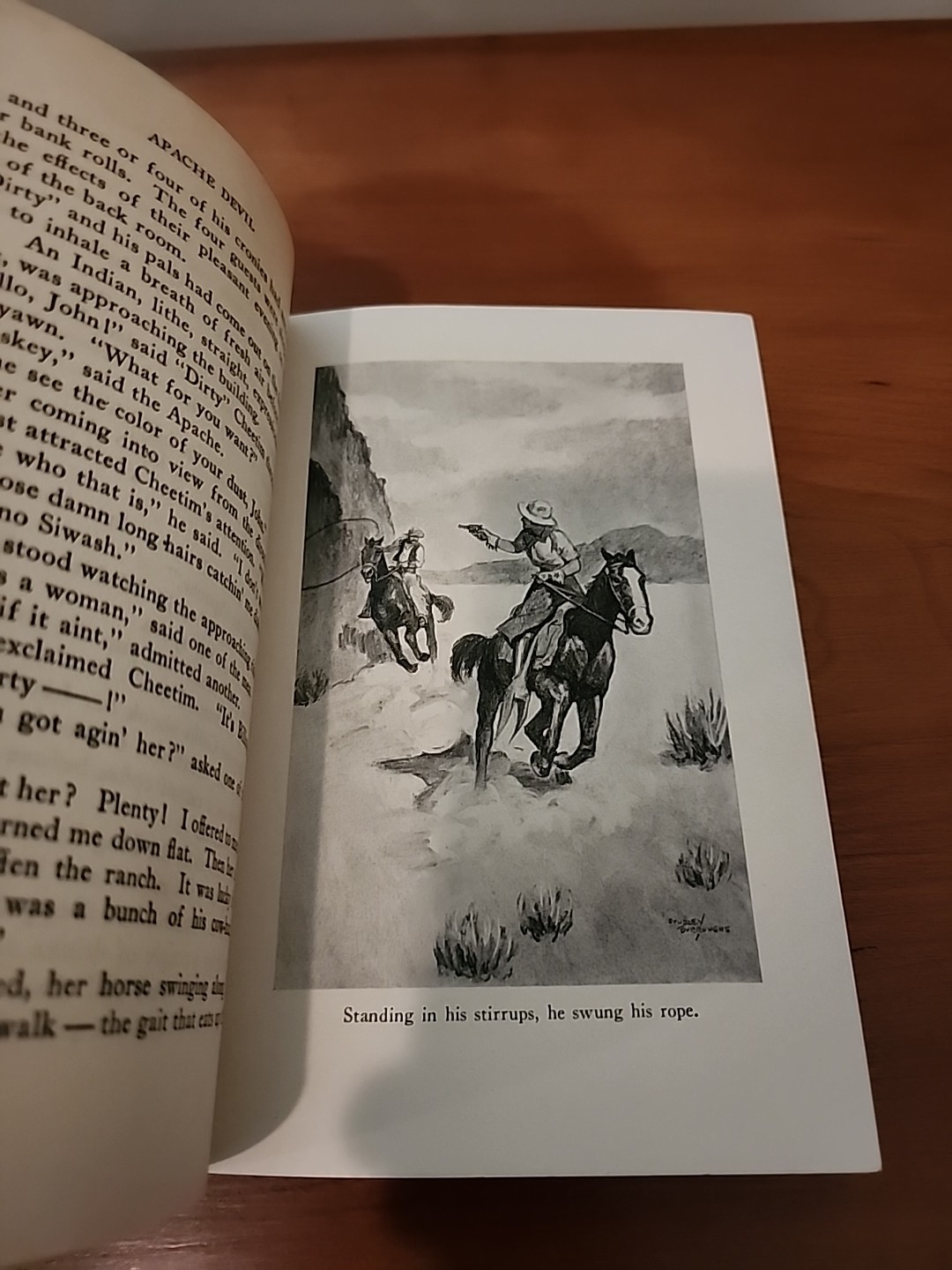 Apache Devil By Edgar Rice Burroughs, 1933 First Edition W/DJ, Glossy Internals!