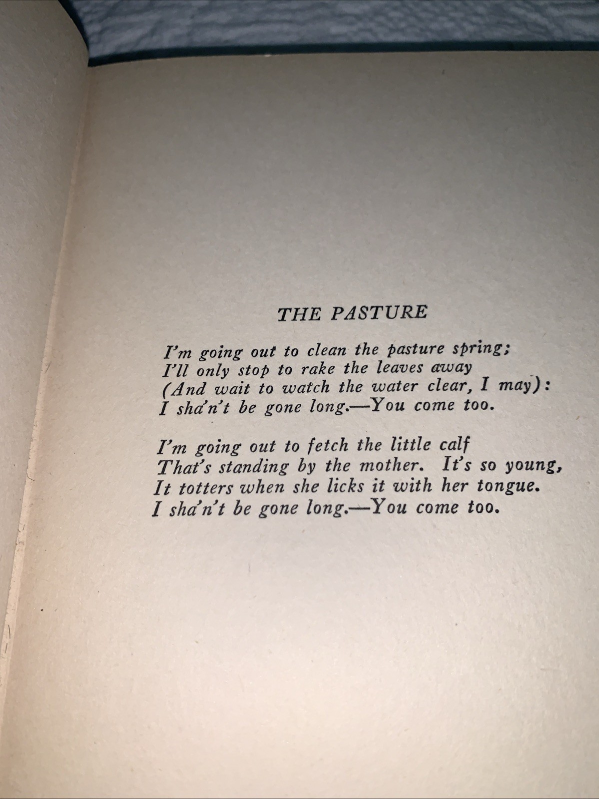 Robert Frost NORTH OF BOSTON 1915 Henry Holt Co 2nd Edition HB Poetry