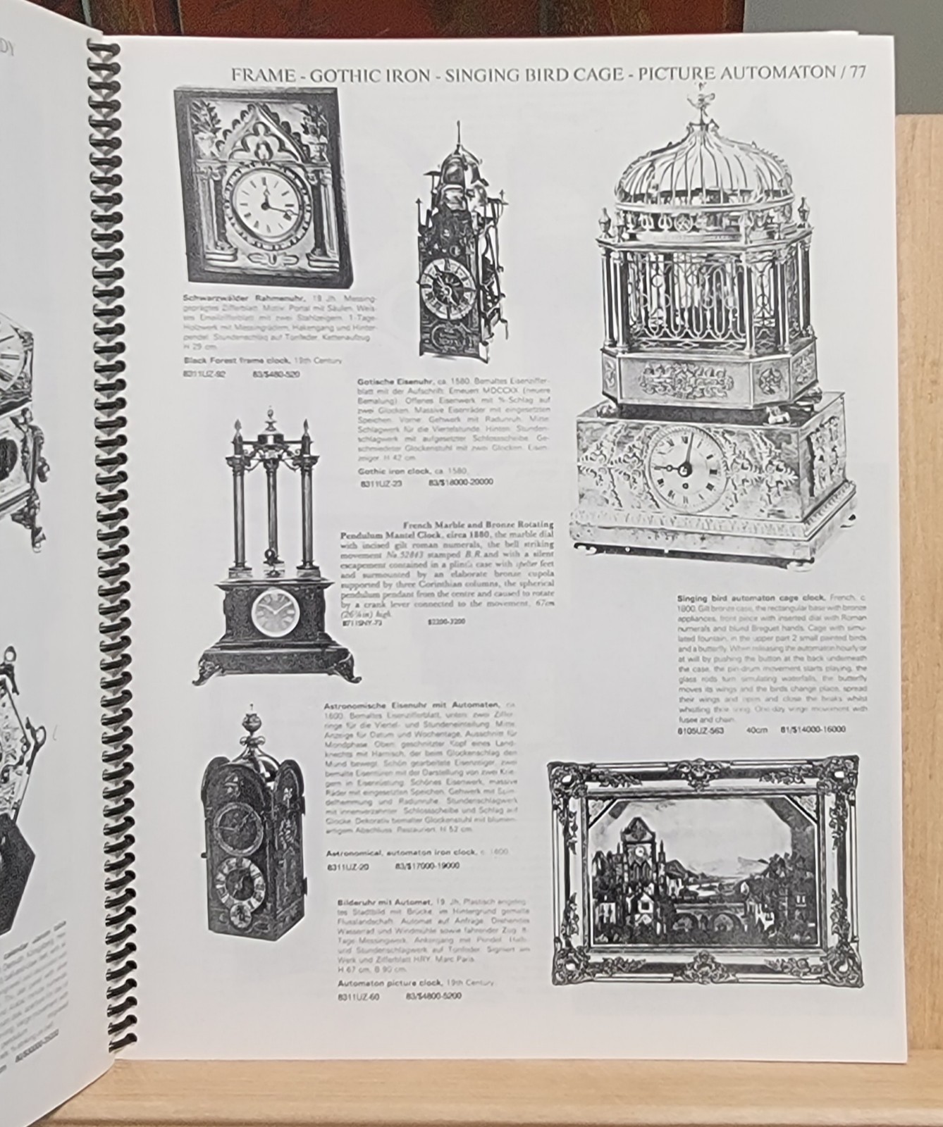 Foreign Clocks Roy Ehrhardt 5 Book Lot Limited First Editions Spiralbound