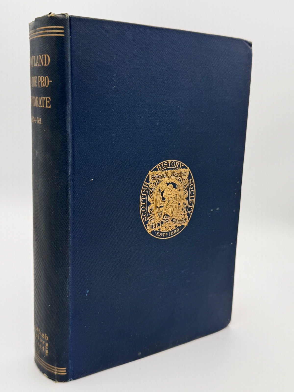 1899 Scotland and the Protectorate 1654-59 by C H Firth w/ Fold-out Map, Antique