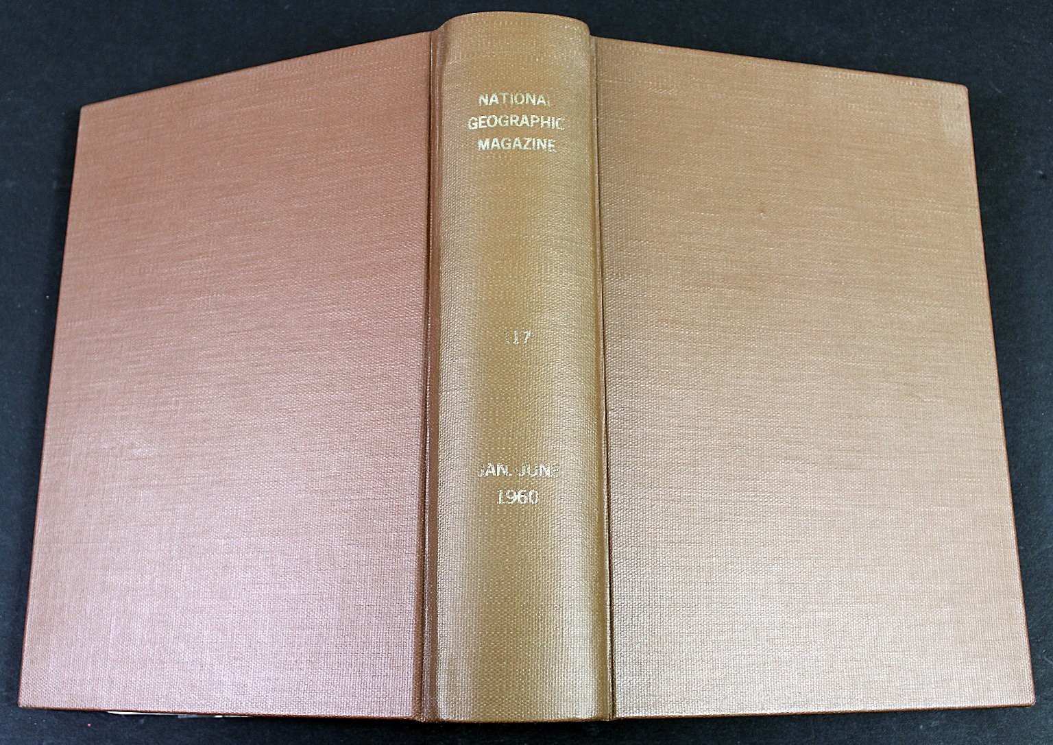 National Geographic Magazine Vol 117 Jan-June 1960 Bound Illustrated