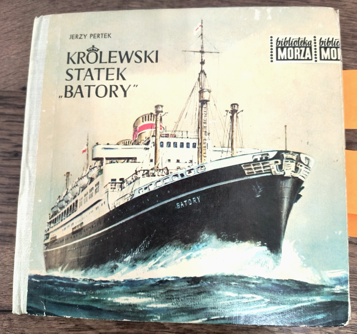 Polish Book Krolewski Statek Batory Pertek Damaged Photo Pages Navy Ship 296 pp