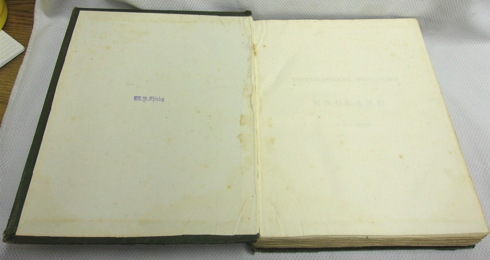 Antique 1831 Topographical Dictionary of England By Samuel Lewis Vol. Two