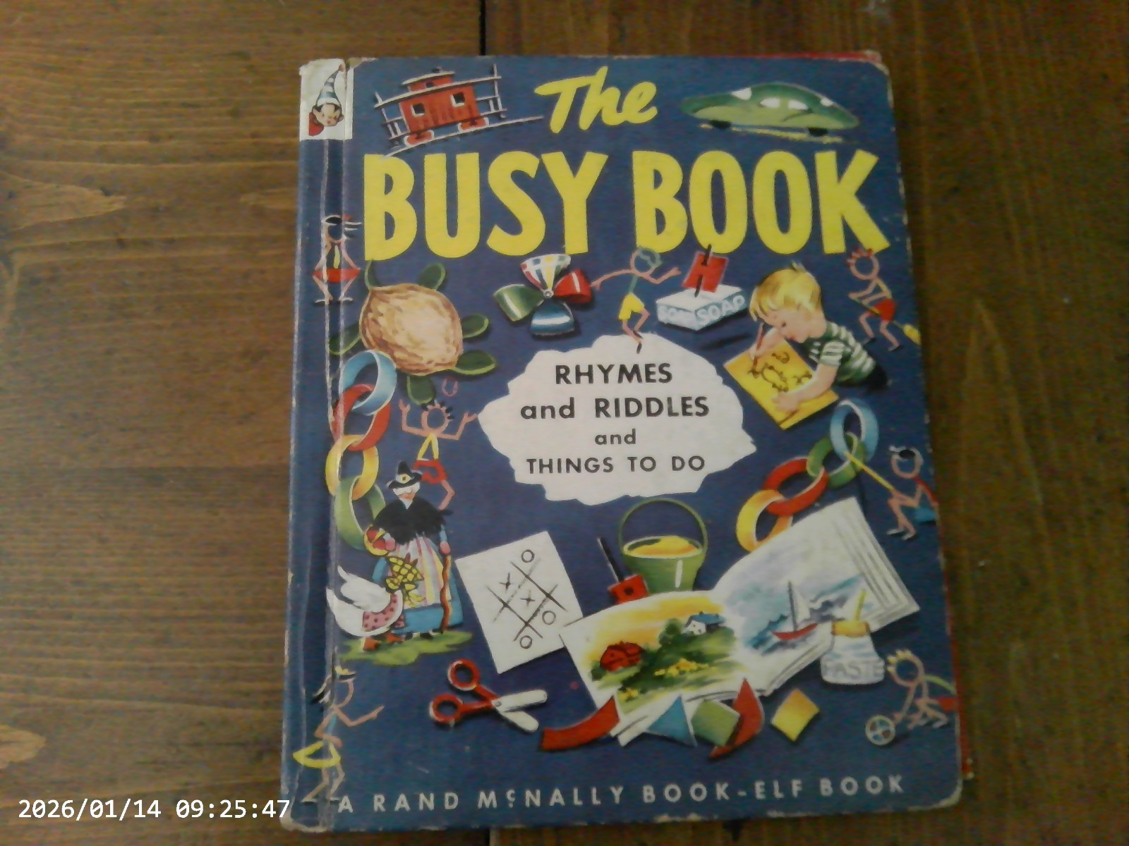 The Busy Book, A Rand McNally Book,1952(VINTAGE Children’s Hardcover)