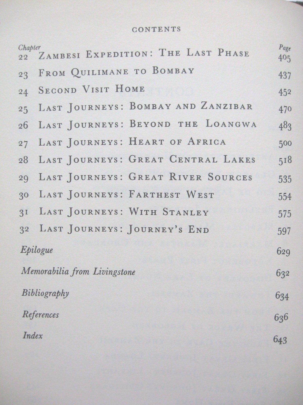 DAVID LIVINGSTONE Life & Letters ~ George Seaver HC 1957 1st Edition Maps – 28