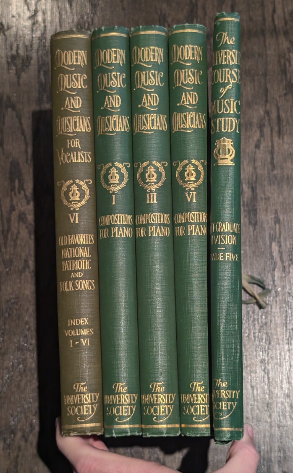 Modern Music and Musicians/Vocalists (The University Society, Inc 1918) 5 Books