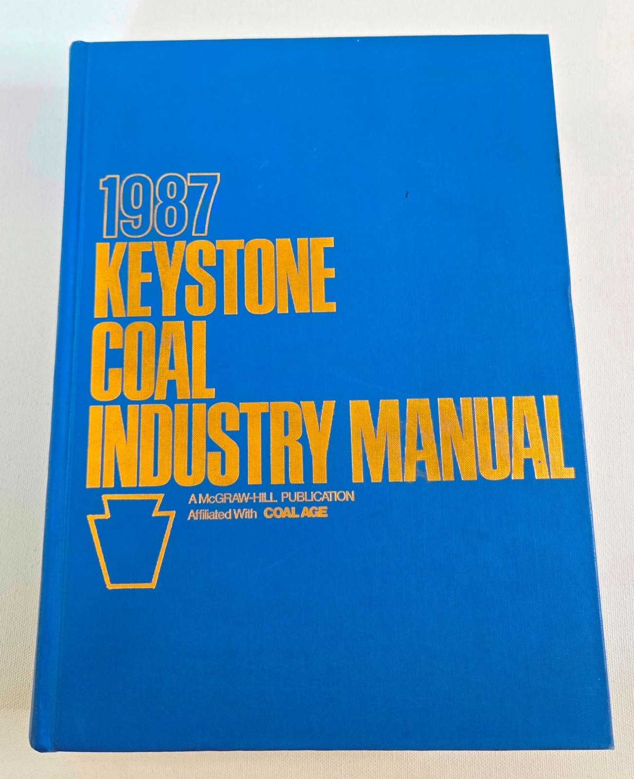 1987 Keystone Coal Industry Manual w/ MAPS (McGraw-Hill Publication, Coal Age)